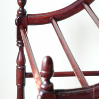 Mahogany Waterfall Four Rail Towel Rail