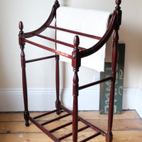 Mahogany Waterfall Four Rail Towel Rail