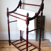 Mahogany Waterfall Four Rail Towel Rail