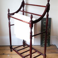 Mahogany Waterfall Four Rail Towel Rail