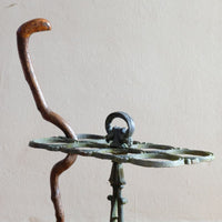 Cast-iron umbrella stick stand 19th century fleur-de-lis