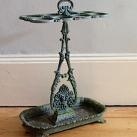 Cast-iron umbrella stick stand 19th century fleur-de-lis