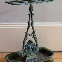 Cast-iron umbrella stick stand 19th century fleur-de-lis