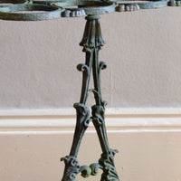 Cast-iron umbrella stick stand 19th century fleur-de-lis