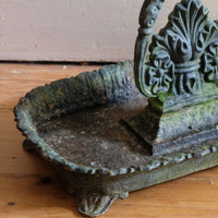 Cast-iron umbrella stick stand 19th century fleur-de-lis