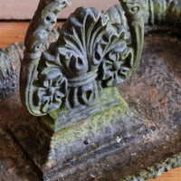 Cast-iron umbrella stick stand 19th century fleur-de-lis