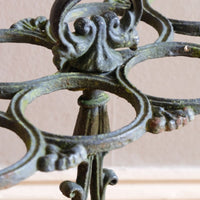 Cast-iron umbrella stick stand 19th century fleur-de-lis