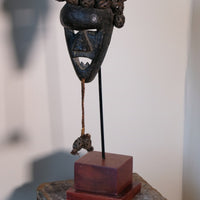 Salampasu Tribal Mask – D.R. Congo Warrior Initiation Artifact