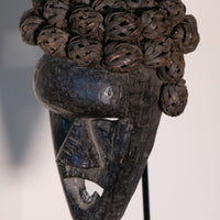 Salampasu Tribal Mask – D.R. Congo Warrior Initiation Artifact