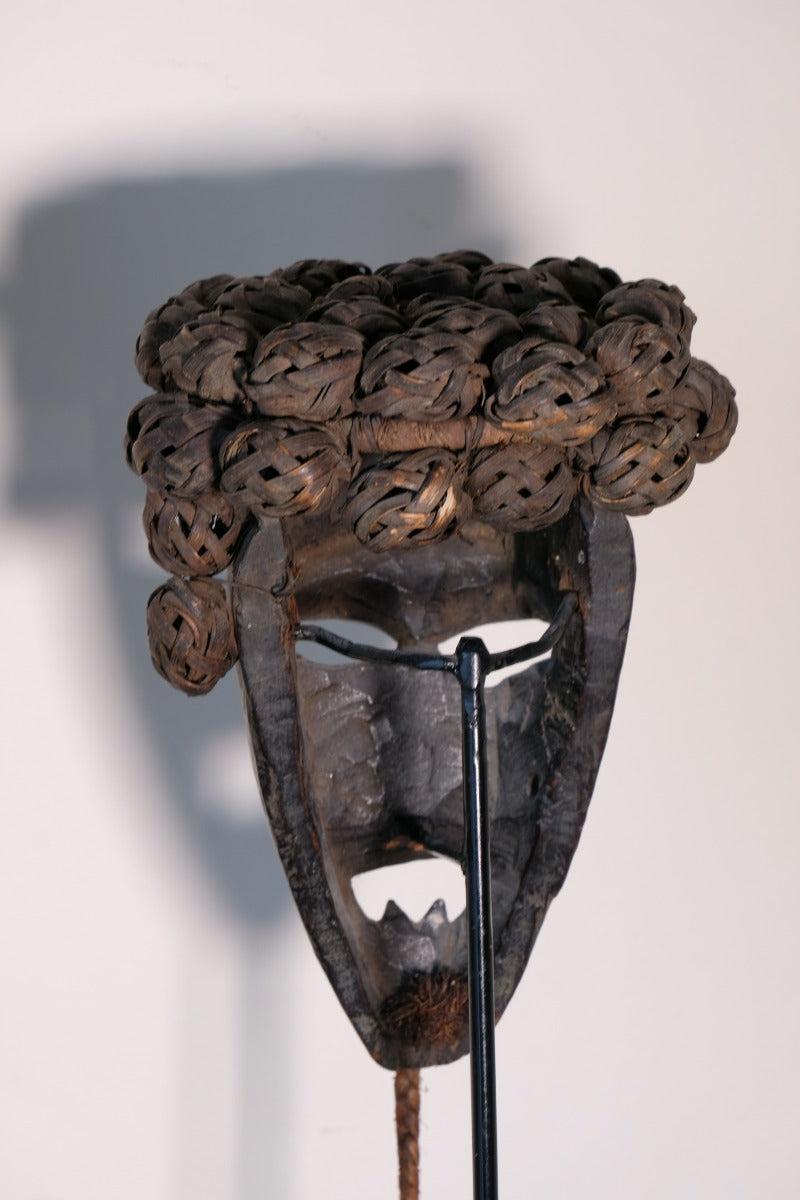 Salampasu Tribal Mask – D.R. Congo Warrior Initiation Artifact