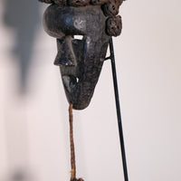 Salampasu Tribal Mask – D.R. Congo Warrior Initiation Artifact