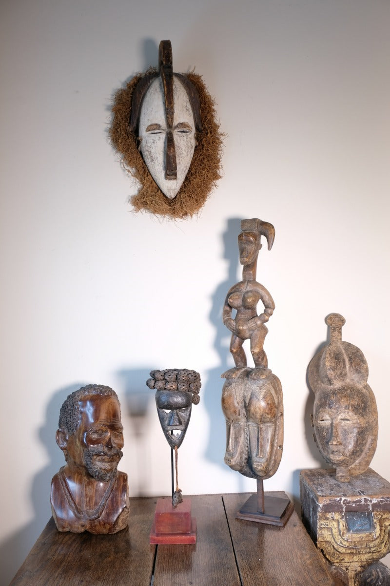 Salampasu Tribal Mask – D.R. Congo Warrior Initiation Artifact