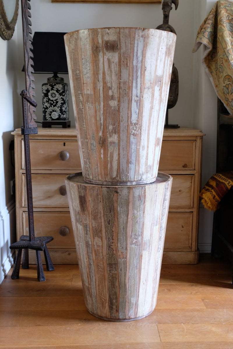 Vintage painted tub tables