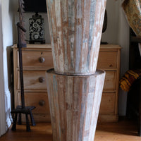 Vintage painted tub tables
