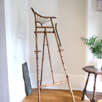 19th Century Sun Burst Bamboo Artists Easel
