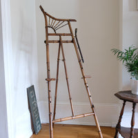 19th Century Sun Burst Bamboo Artists Easel