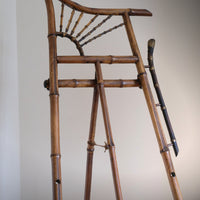19th Century Sun Burst Bamboo Artists Easel