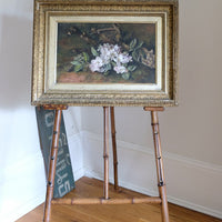 19th Century Sun Burst Bamboo Artists Easel