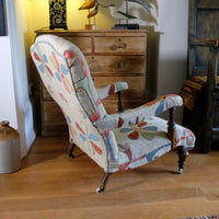 Country House Suzani Kilim Armchair – Handmade Upholstery