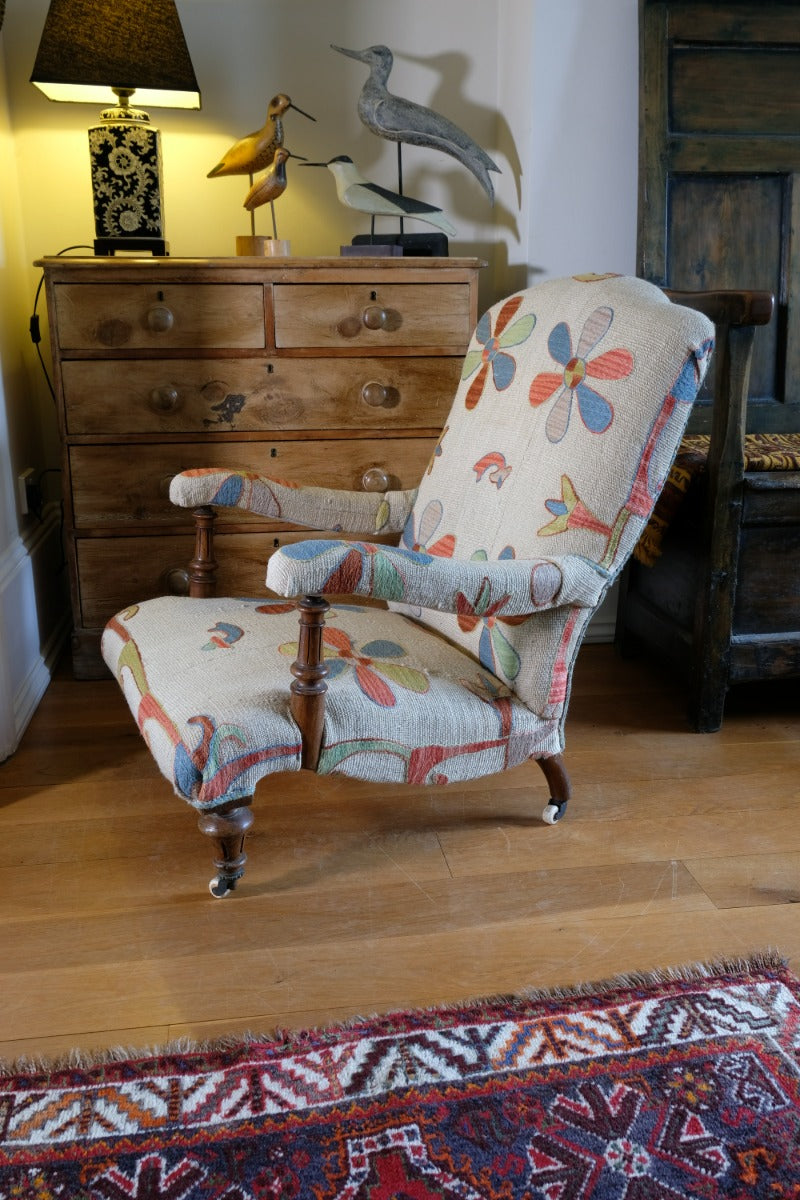 Country House Suzani Kilim Armchair – Handmade Upholstery