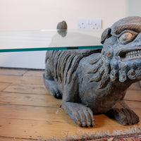 Chinese guardian lion coffee table