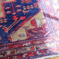 Vintage Kordi Handmade Wool Rug Runner