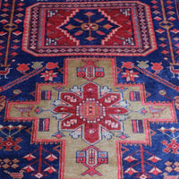 Vintage Kordi Handmade Wool Rug Runner
