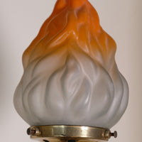 Art Deco Torchiere Bakelite Brass & Copper Lamp