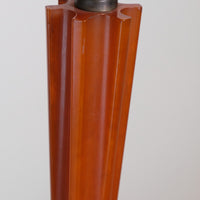 Art Deco Torchiere Bakelite Brass & Copper Lamp