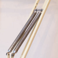 close up of the original springs of a Herbert Terry & Sons Anglepoise Lamp Model 1209