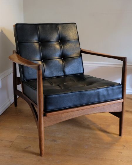 Ib Kofod-Larsen 1960's designed teak open armchair for GPlan