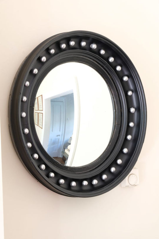 19th Century Convex Mirror in Regency Style