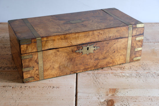 Exploring the Elegance of the Victorian Burr Walnut Writing Slope