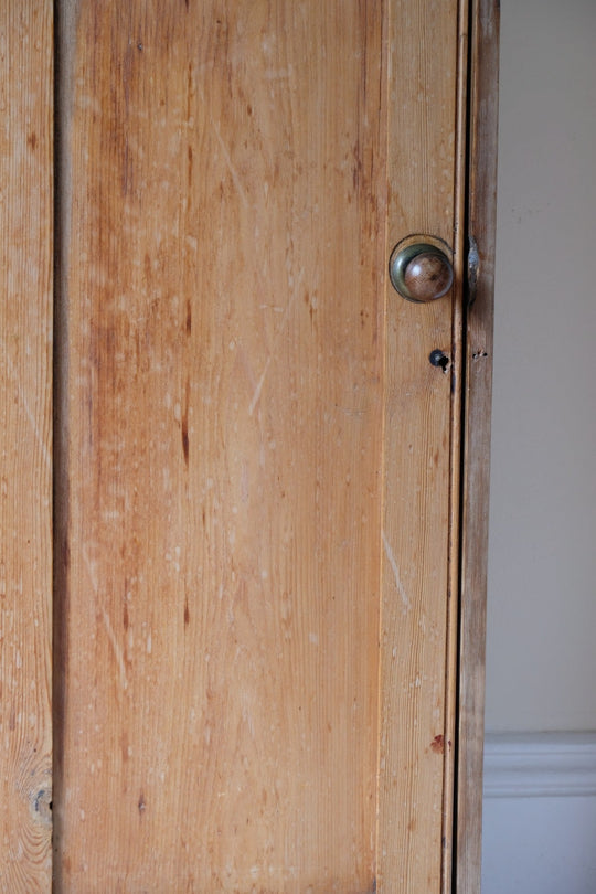 Victorian Pine Storage Cupboard Circa 1880s | Antique Pantry Furniture