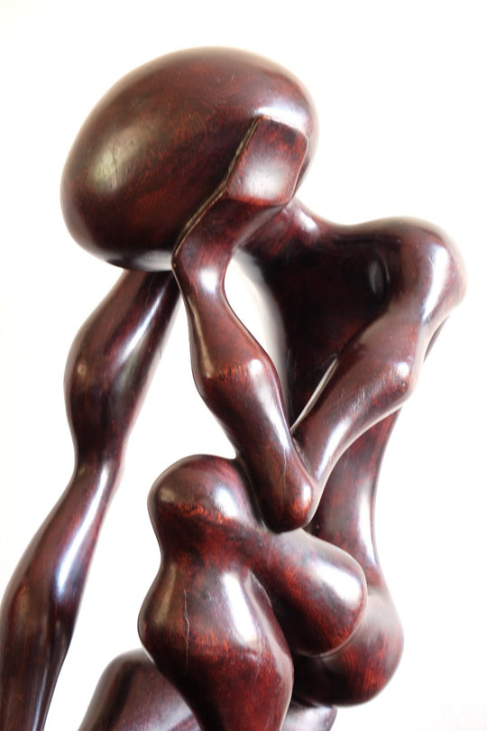 African Modernist Abstract Sculpture | Rodin and Henry Moore Inspired