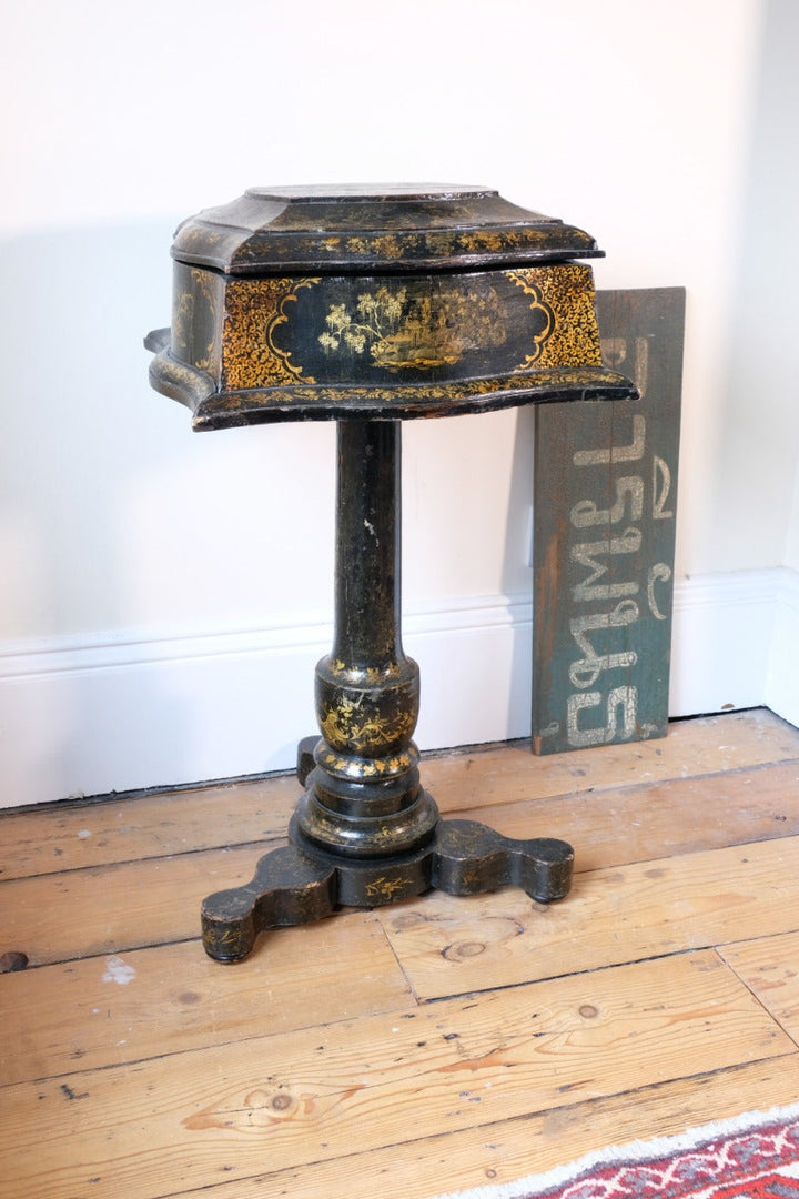 Chinoiserie Teapoy Tables of the Victorian Era