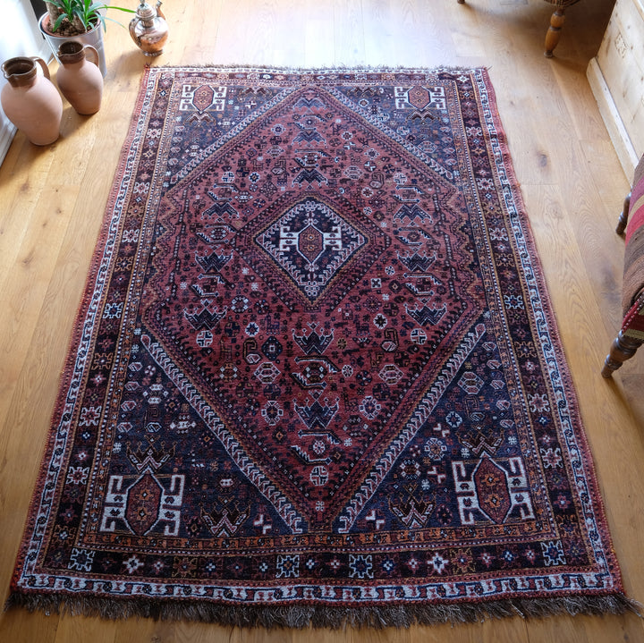 Mid-20th Century Vintage Handmade rug from Asia
