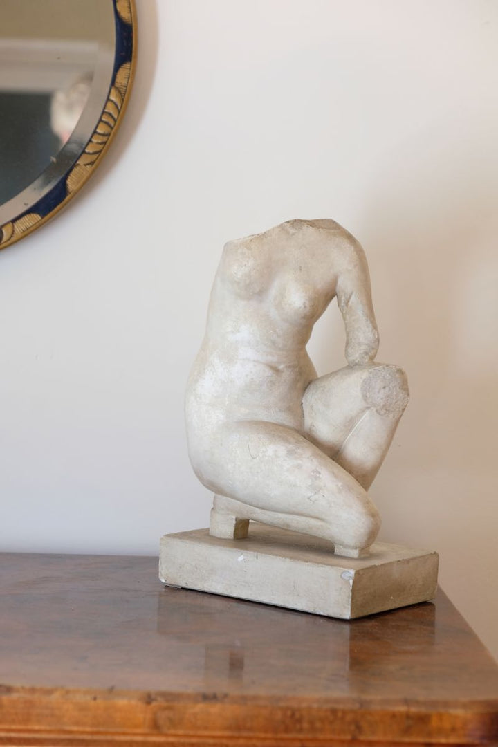 Classical Plaster cast of Crouching Aphrodite