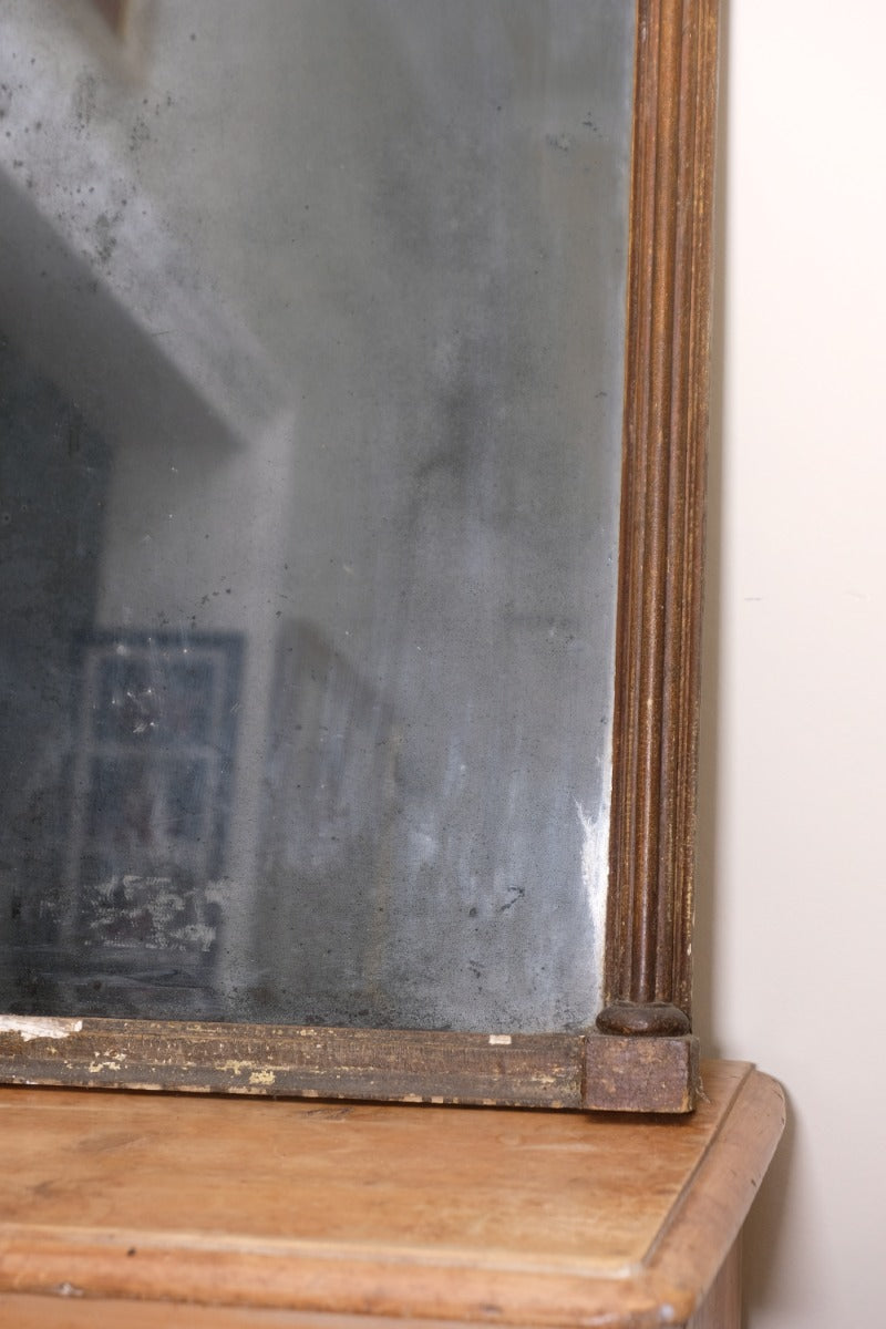 Regency pier mirror With original foxed mirror circa 1820s