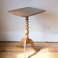 George III wine table in light flamed mahogany finish with rectangular top