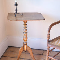George III wine table in light flamed mahogany finish with rectangular top