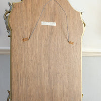 Back of the Italian Baroque Giltwood Wall Mirror 1957