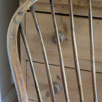 Primitive ash & elm windsor stick back chair circa 1830