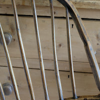 Primitive ash & elm windsor stick back chair circa 1830