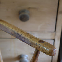 Primitive ash & elm windsor stick back chair circa 1830
