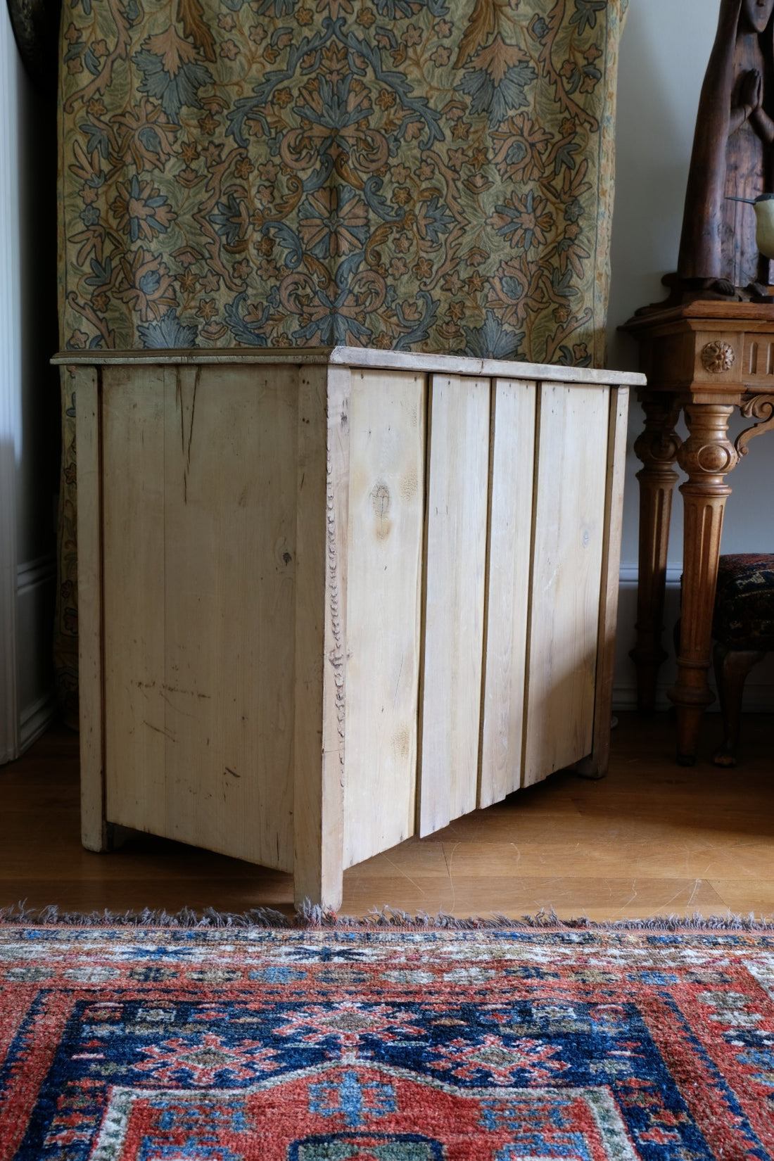 Antique ash chest of three graduated drawers circa 1910