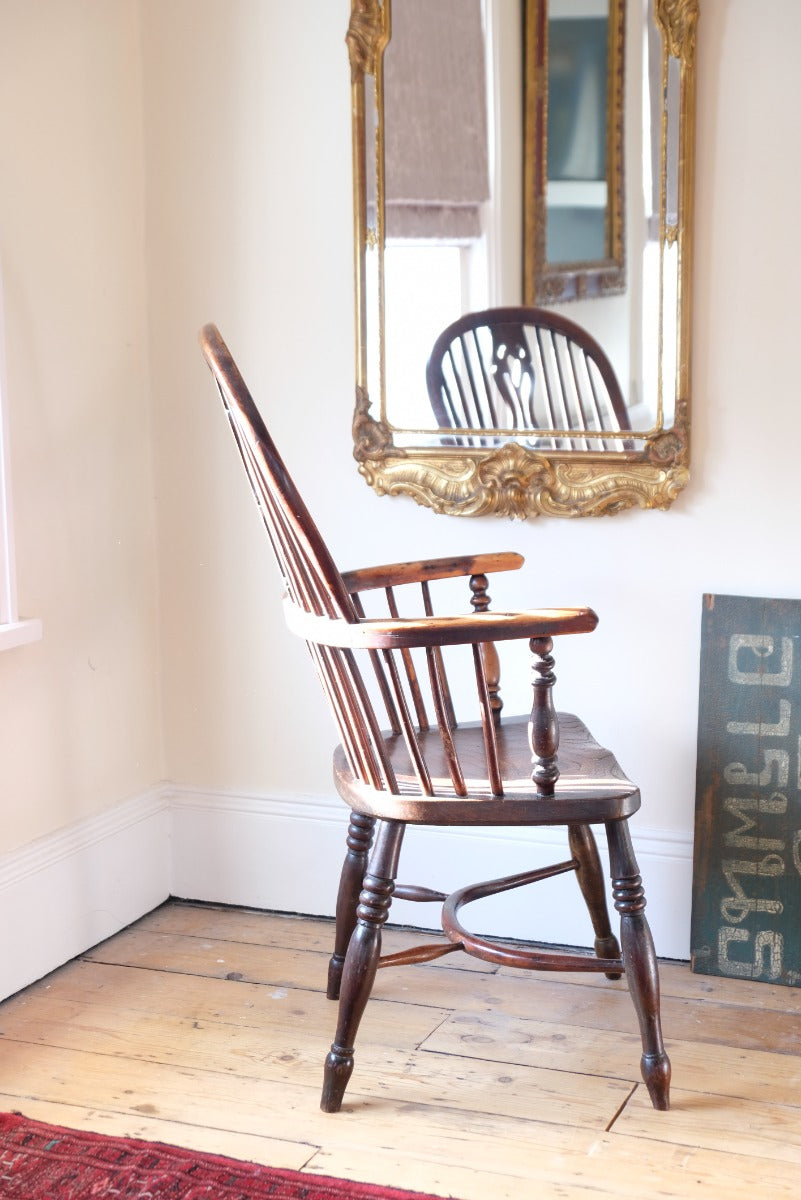 Windsor Chair With Pierced Central Splat Circa 1860