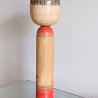 Handcrafted Vintage Japanese Kokeshi Doll with Artist Signature