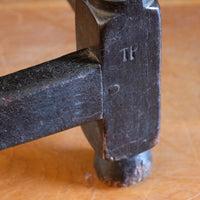 18th Century Oak Rectangular Chip Carved  Stool