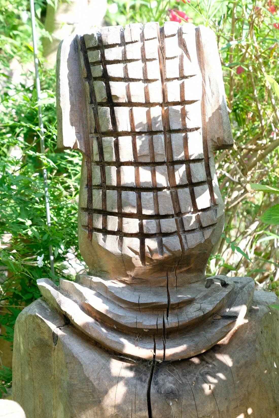 Naïve Folk Art Bust Of A Man In Wood